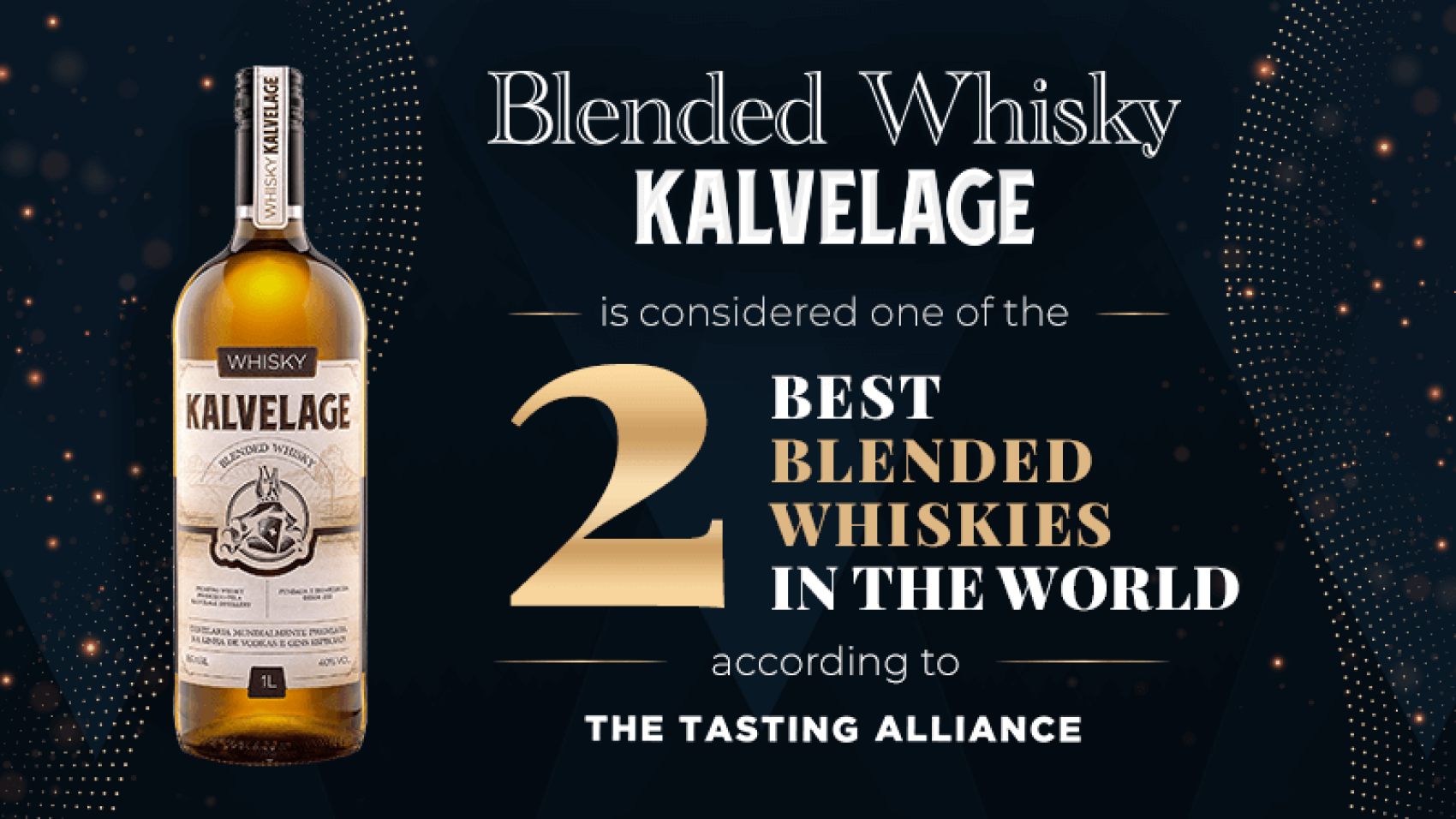 Brazilian Blended Whisky Kalvelage está entre os dois melhores do mundo